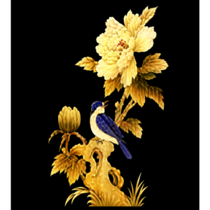 Bamboo Birds Painting