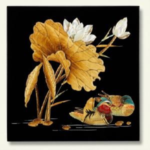 Bamboo Landscape Painting